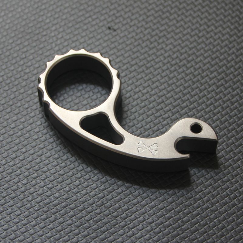 Titanium Alloy Snail Multi-function Bottle Opener Keyaccessoryr Backpack EDC Tool