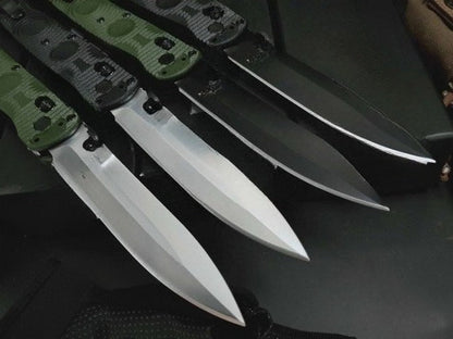 BM391 D2 Steel Nylon Fiberglass Plastic Handle Folding Outdoor Tool