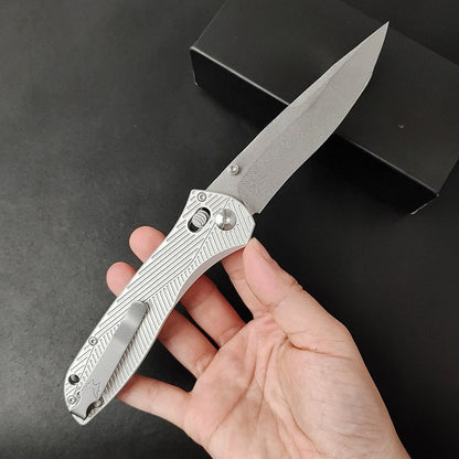 Ferramenta dobrável de exterior BM710 com cabo branco em liga de alumínio e aço 8cr13