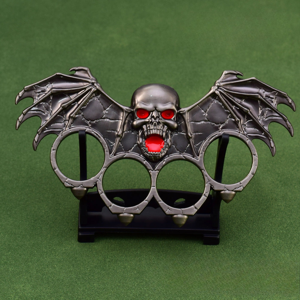 Bat Shape Zinc Alloy Creative Four-hole Weighted Outdoor Tool