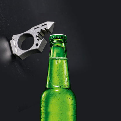 Shark Bottle Opener Outdoor Edc Backpack Keyaccessoryr Tool