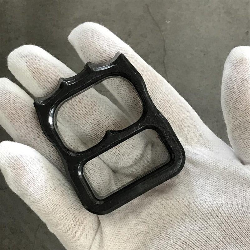 Mini zaino da esterno in plastica a due fori con pendente, strumento EDC