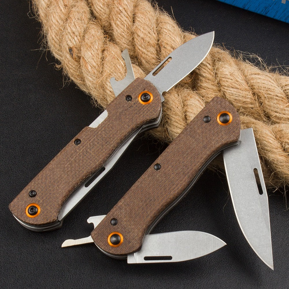 BM317 Portable Brown Linen Multifunctional Outdoor Tool