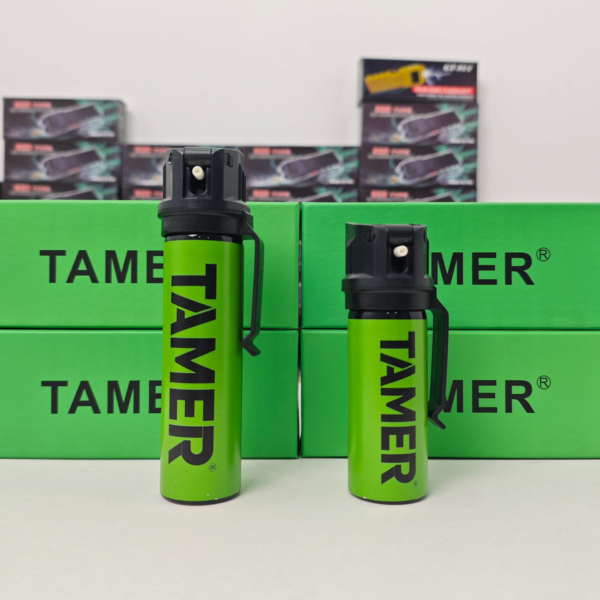 TAMER Gel, Portable Wildlife & Aggressive Dog Repellent with Carrying Clip for Outdoor Hiking & Camping