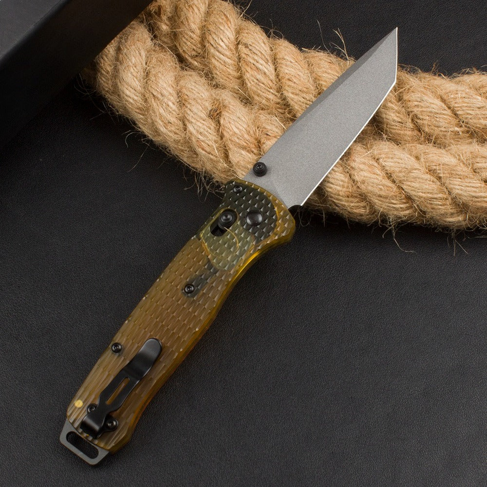 BM537 Transparent PEI Handle Outdoor Portable Folding Tool