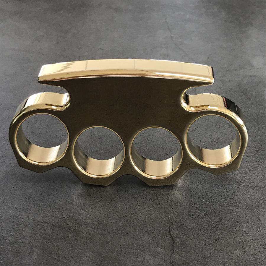Utensile da esterno classico in ottone lucidato a specchio con foro grande