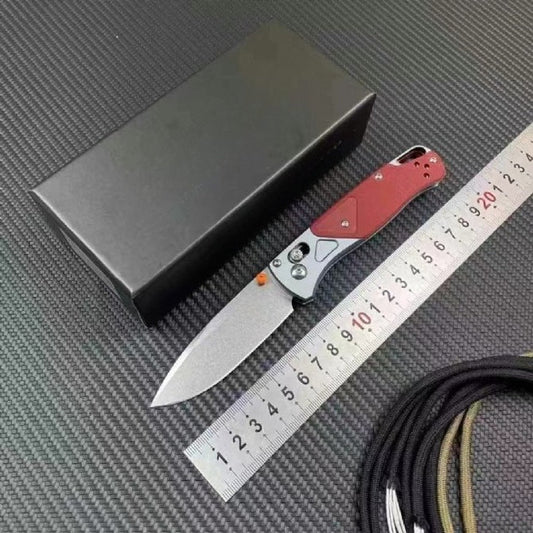 BM535-09 Red Aviation Aluminum G10 Outdoor Folding Tool