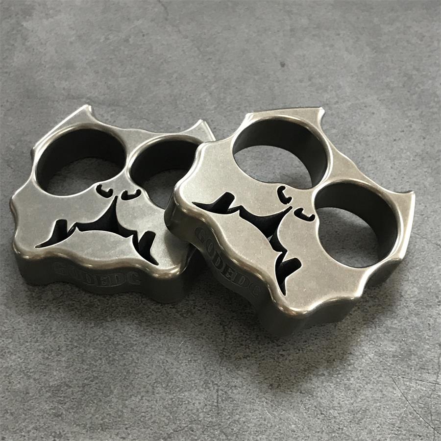 GODEDC Titanio TC21 Testa di cane Due fori Utensile da esterno