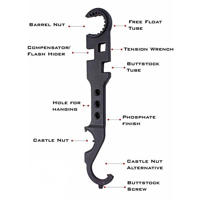 Outdoor Camping Multi-function Combination Wrench Tool