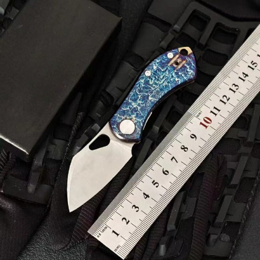 Titanium Alloy Lightning Pattern Folding Outdoor Tool