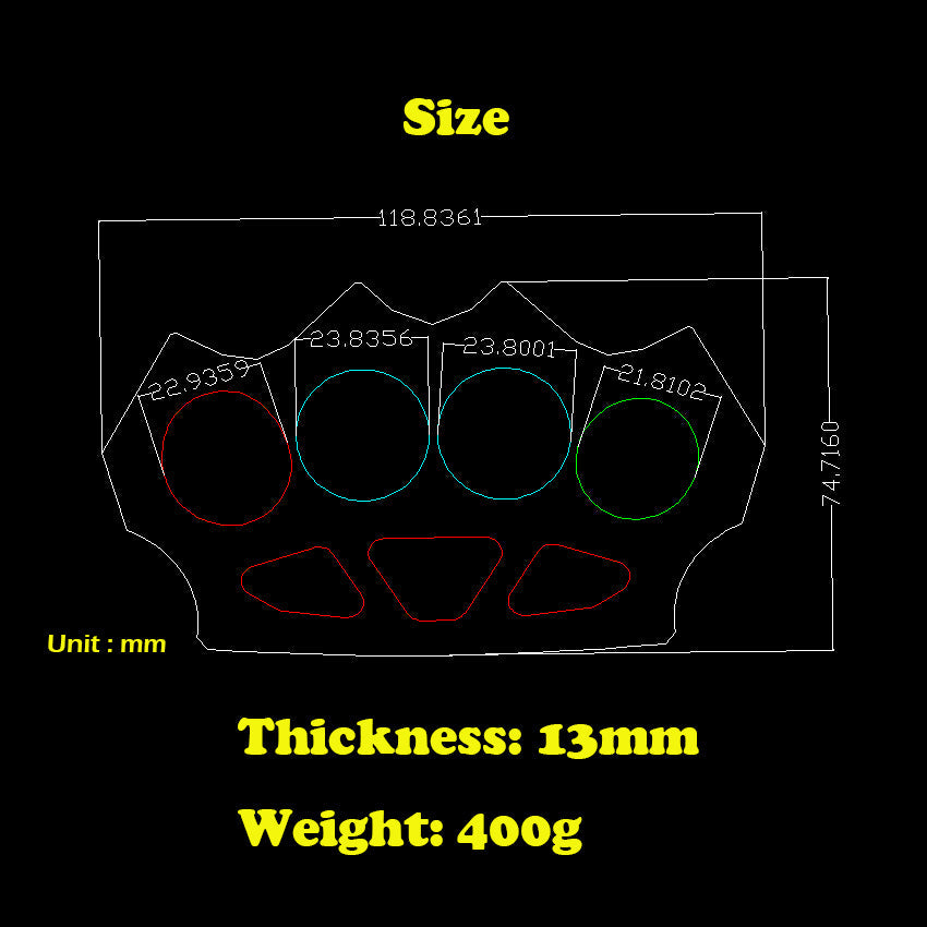 2025 Nuevo nudillo de 4 dedos 