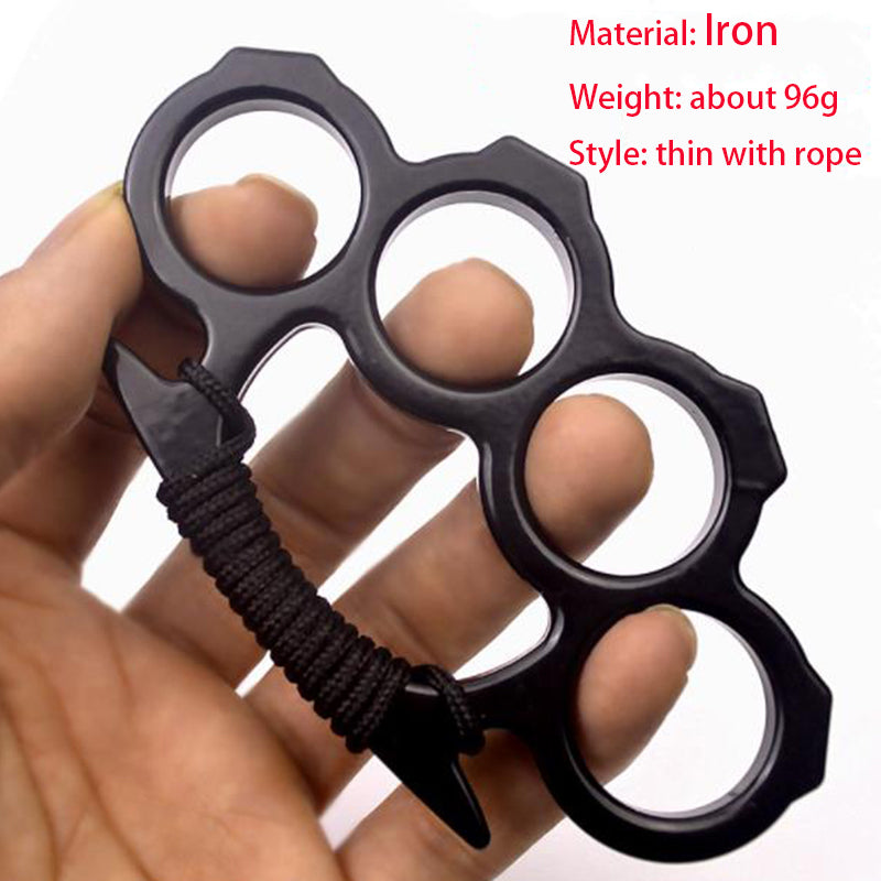 Strumento tascabile EDC da esterno Iron Four Finger
