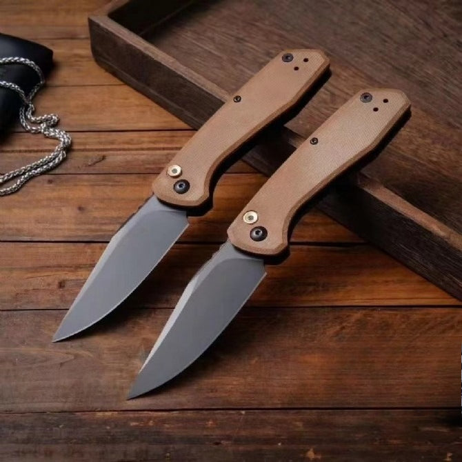 ZT0512 Herramienta portátil de exterior con elegante mango marrón