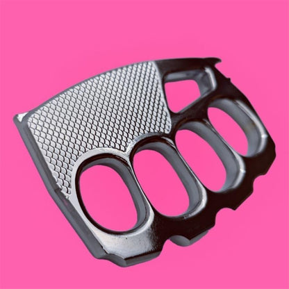 Herramienta para exteriores con diseño de escamas de águila de aleación de zinc engrosada con orificio grande