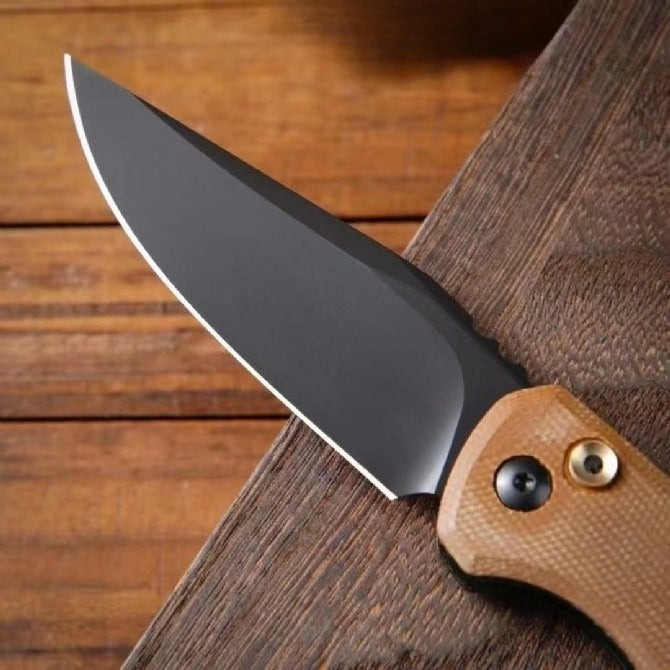 ZT0512 Herramienta portátil de exterior con elegante mango marrón