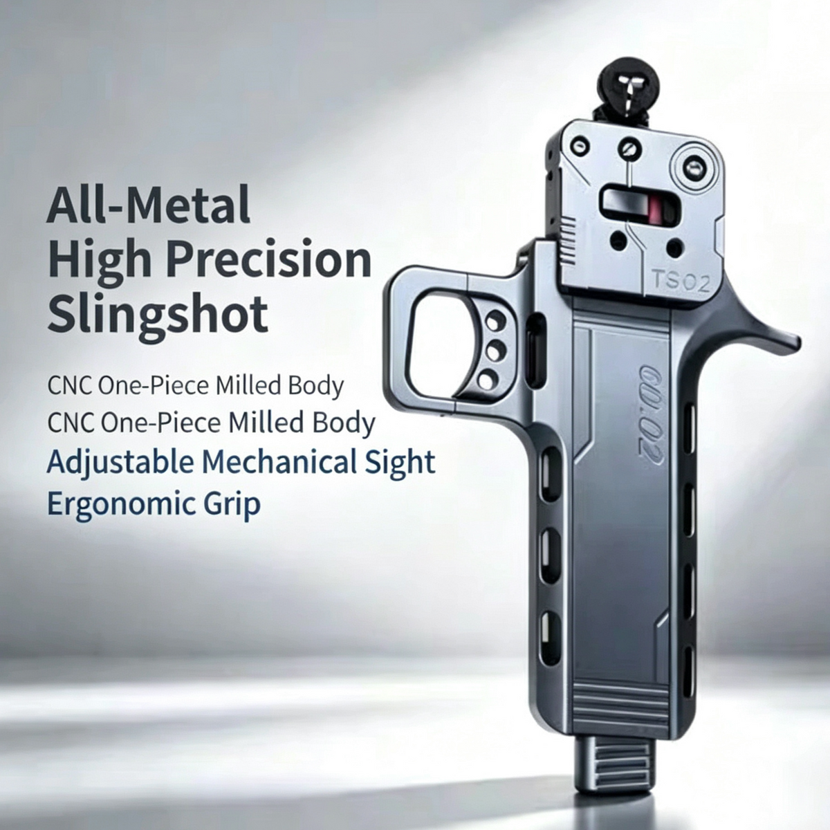 One-piece CNC machined body | Outdoor recreational target practice gear