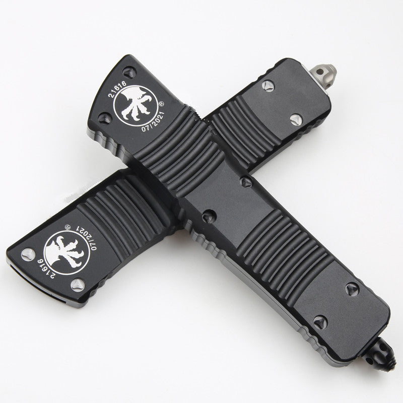 Outdoor Folding Pocket Tool | D2 Steel Detail | 6061 Aviation Aluminum Handle | Compact EDC Utility