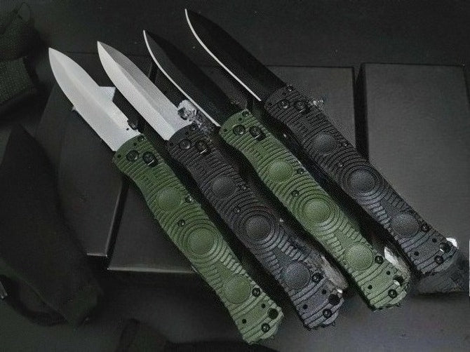 BM391 Nylon Fiberglass Plastic Handle D2 Steel Outdoor Folding Tool