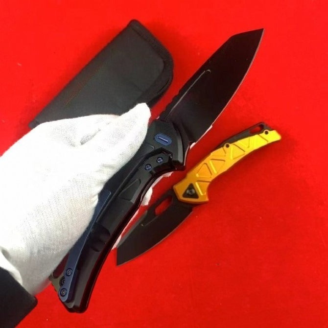 FX552 Black Titanium Coated Aviation Aluminum Handle Outdoor Folding Tool