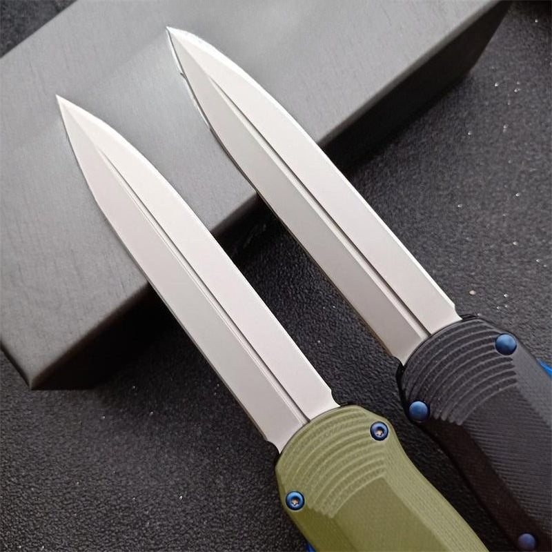 BM3400 G10 Composite Handle with Titanium Matte Finish for Outdoor Portable Tools