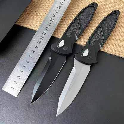 Outil portable d'extérieur avec manche en alliage d'aluminium plaqué acier damassé  