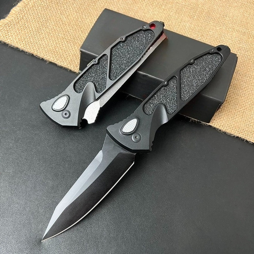 Damascus Steel-clad Aluminum Alloy Handle Outdoor Portable Tool