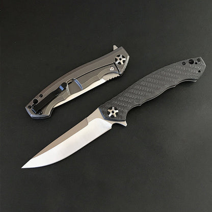 S35VN Tool 0452 Folding Carbon Fiber Titanium Handle Pocket Outdoor