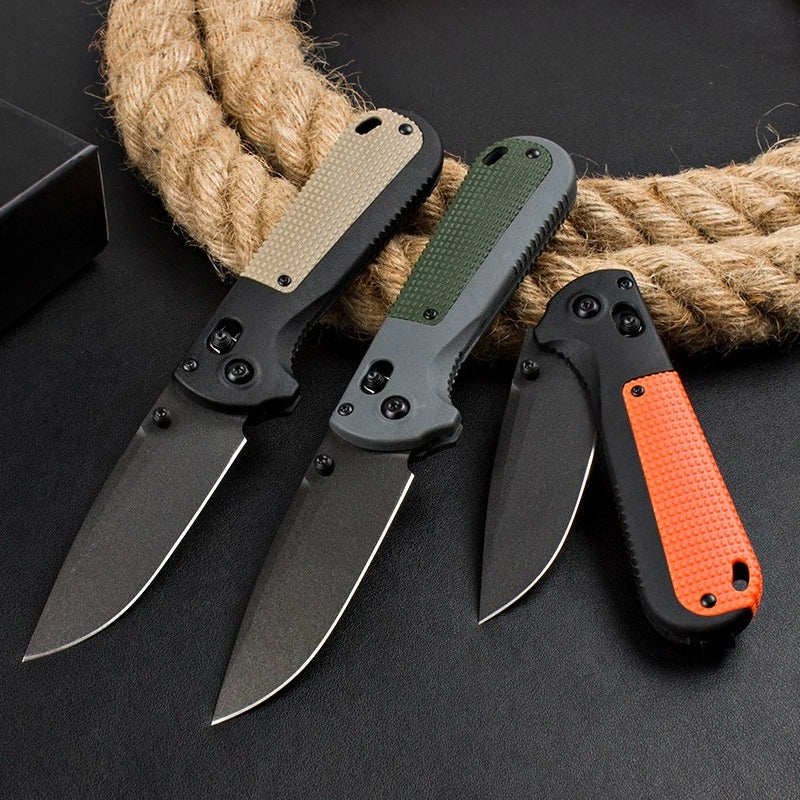 BM430BK Nylon Fiberglass Handle CPM-D2 Steel Outdoor Folding Tool