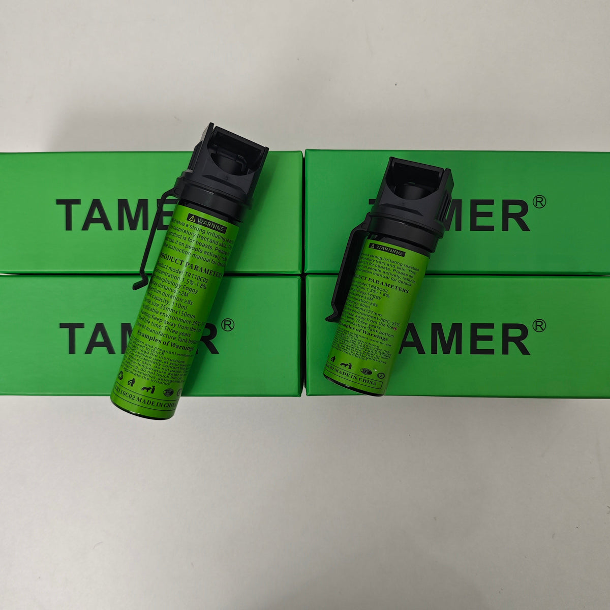TAMER Gel, Portable Wildlife & Aggressive Dog Repellent with Carrying Clip for Outdoor Hiking & Camping