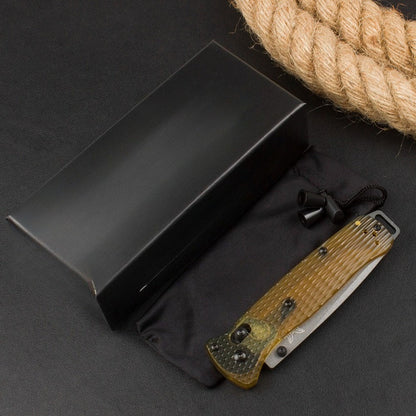 Outil pliant portable extérieur BM537 avec manche transparent en PEI