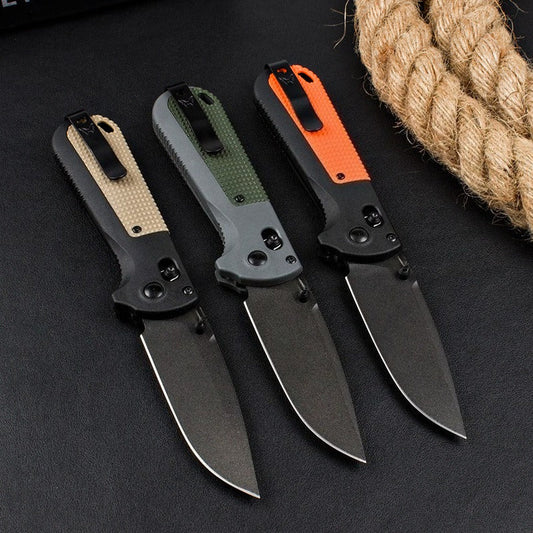 BM430BK Nylon Fiberglass Handle CPM-D2 Steel Outdoor Folding Tool