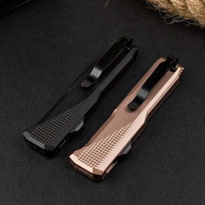 Outil portable d'extérieur en alliage d'aluminium T6 anodisé noir BM4600  