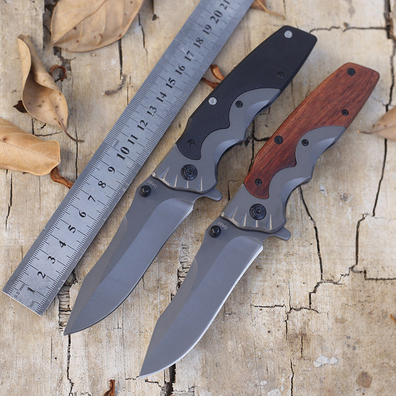 Multi-functional Outdoor Folding  G10 Wood Handle Portable Tool
