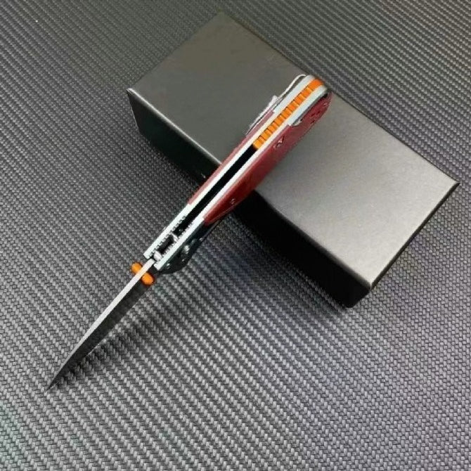 BM535-09 Red Aviation Aluminum G10 Outdoor Folding Tool