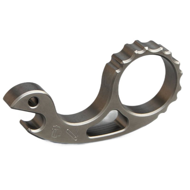 Titanium Alloy Snail Multi-function Bottle Opener Keyaccessoryr Backpack EDC Tool