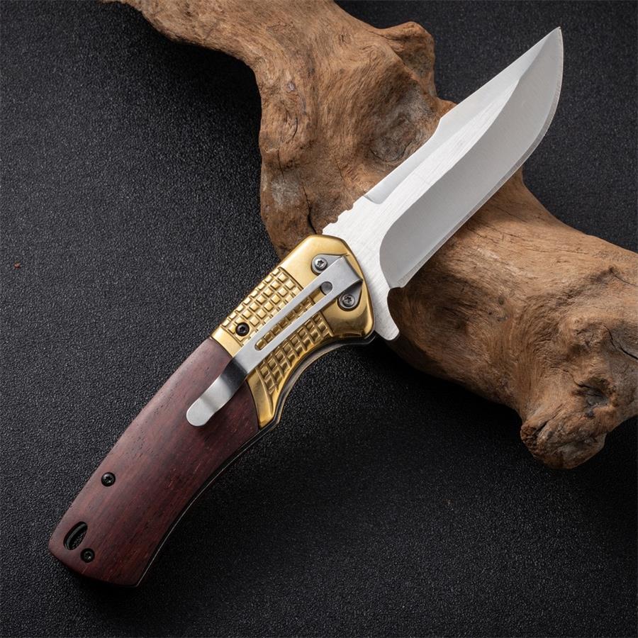 Wooden Handle Outdoor Folding Steel Tool