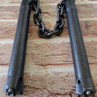 Strumento portatile da esterno con catena di sollevamento 2 in 1 e finitura lucidata