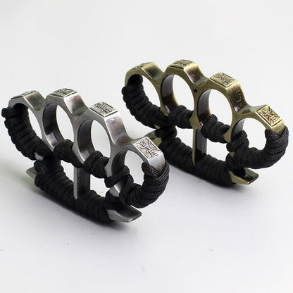 Multicolor With rope Four Finger Outdoor Pocket EDC Tools