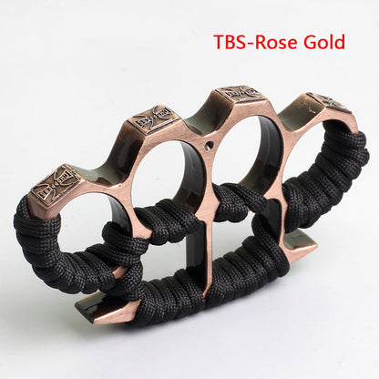Multicolor With rope Four Finger Outdoor Pocket EDC Tools