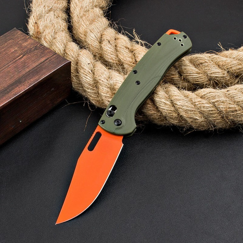 BM15535 Green G10 Handle Outdoor Folding Tool