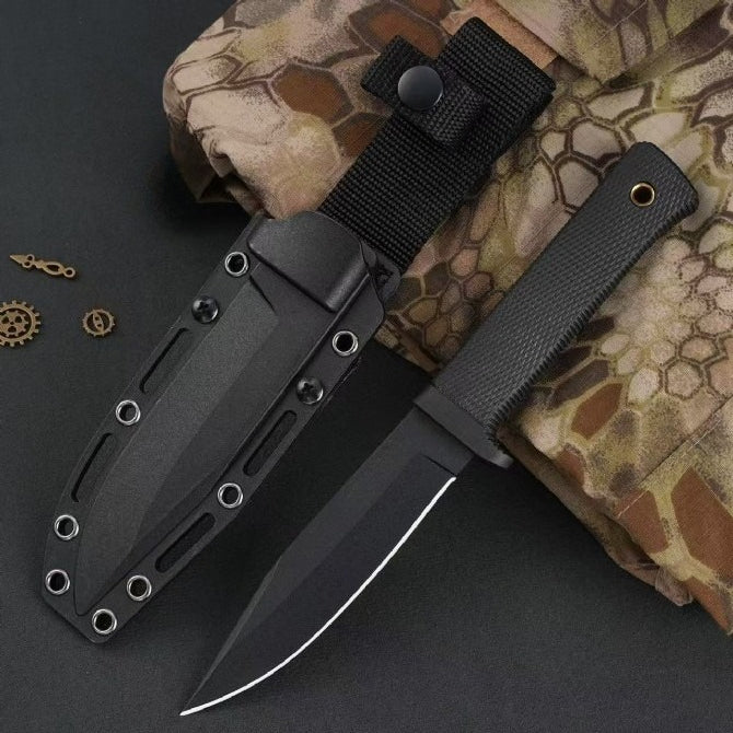 Herramientas de exterior de acero SK-5 49LCKD con revestimiento de teflón negro