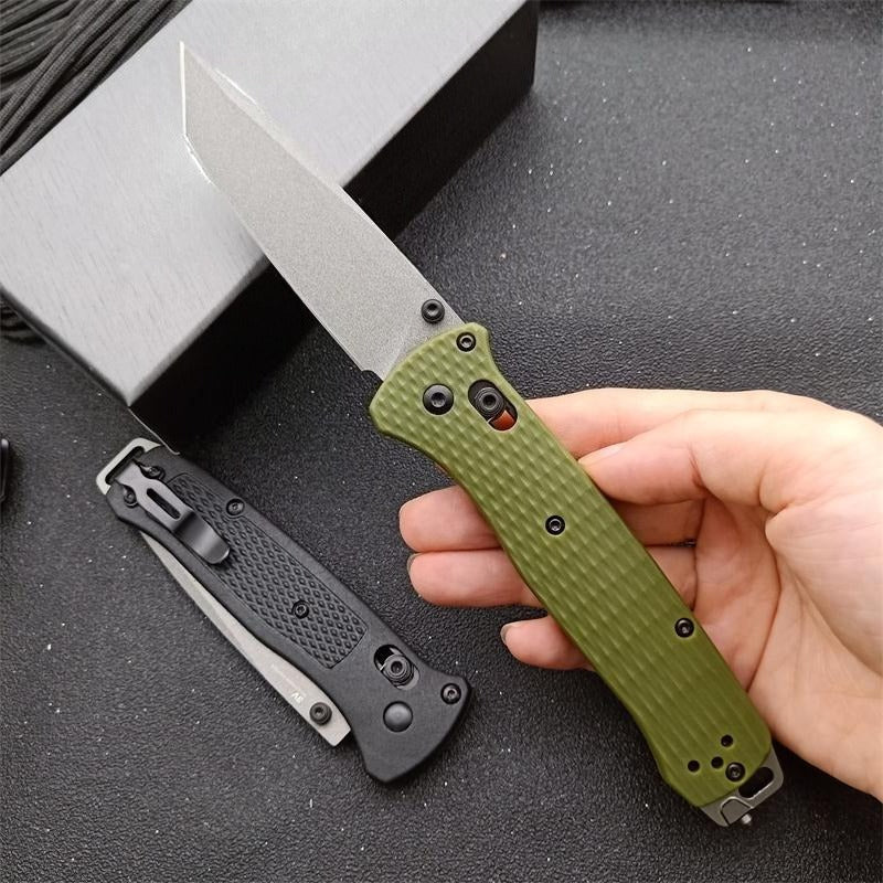 BM537GY Aluminum Alloy CPM-3v Surface Anti-scratch Coating Outdoor Folding Tool