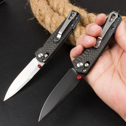 BM485 Kohlefasergriff D2 Outdoor Klappwerkzeug