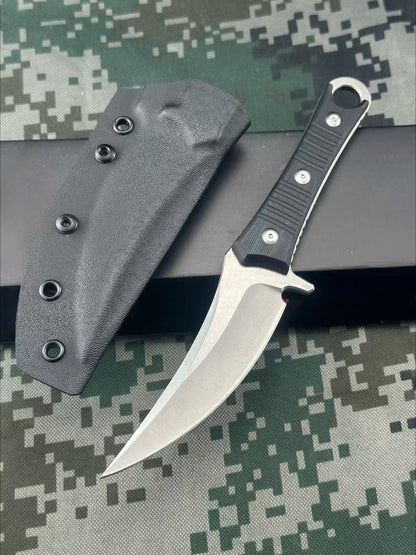 SBK D2 Stahl Stonewashed Oberfläche Outdoor-Werkzeug