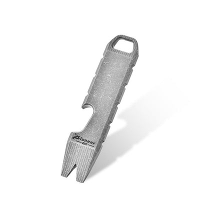 Mini Titanium Bottle Opener EDC Tool Keychain Backpack Easy Carry