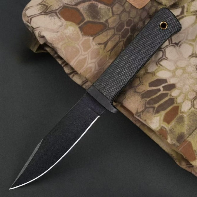 Herramientas de exterior de acero SK-5 49LCKD con revestimiento de teflón negro