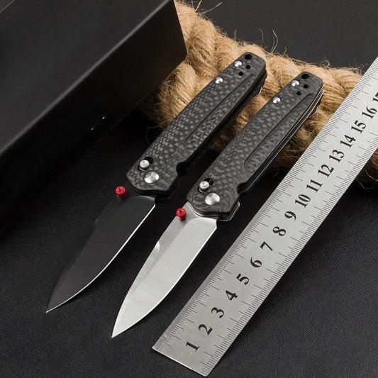 BM485 Carbon Fiber Handle D2 Outdoor Folding Tool