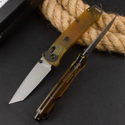 Outil pliant portable extérieur BM537 avec manche transparent en PEI