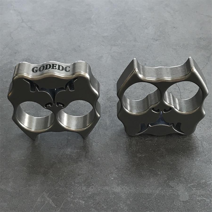 GODEDC Titanio TC21 Testa di cane Due fori Utensile da esterno