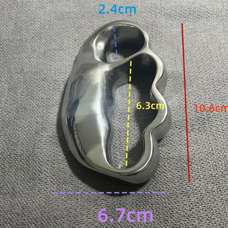 Utensile da esterni creativo e personalizzato per lucidatura con fori irregolari per mano destra e sinistra